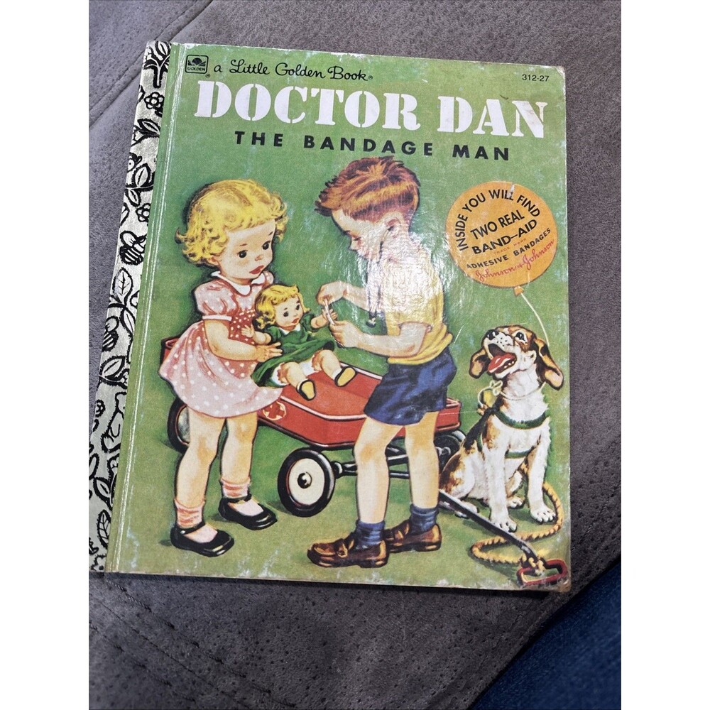 Doctor Dan, The Bandage Man (Reissued Golden Books 50th Anniversary) Markings